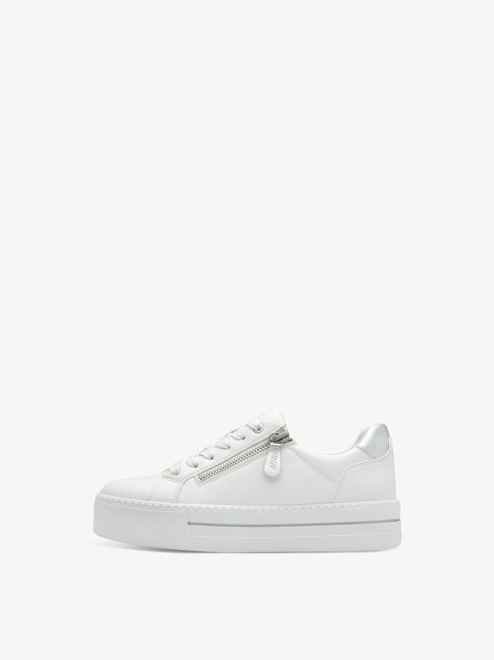 Jana, Sneaker - weiß WHITE/SILVER, Bild 6 von 7
