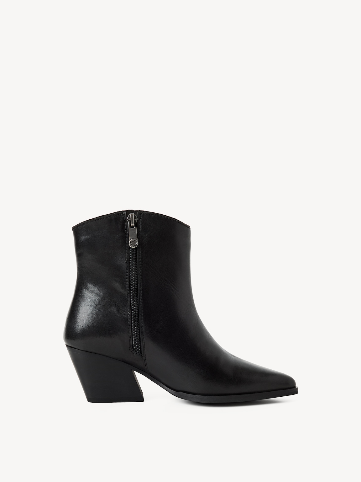 Marco Tozzi, Leather Bootie - black, BLACK, Image 6 of 6