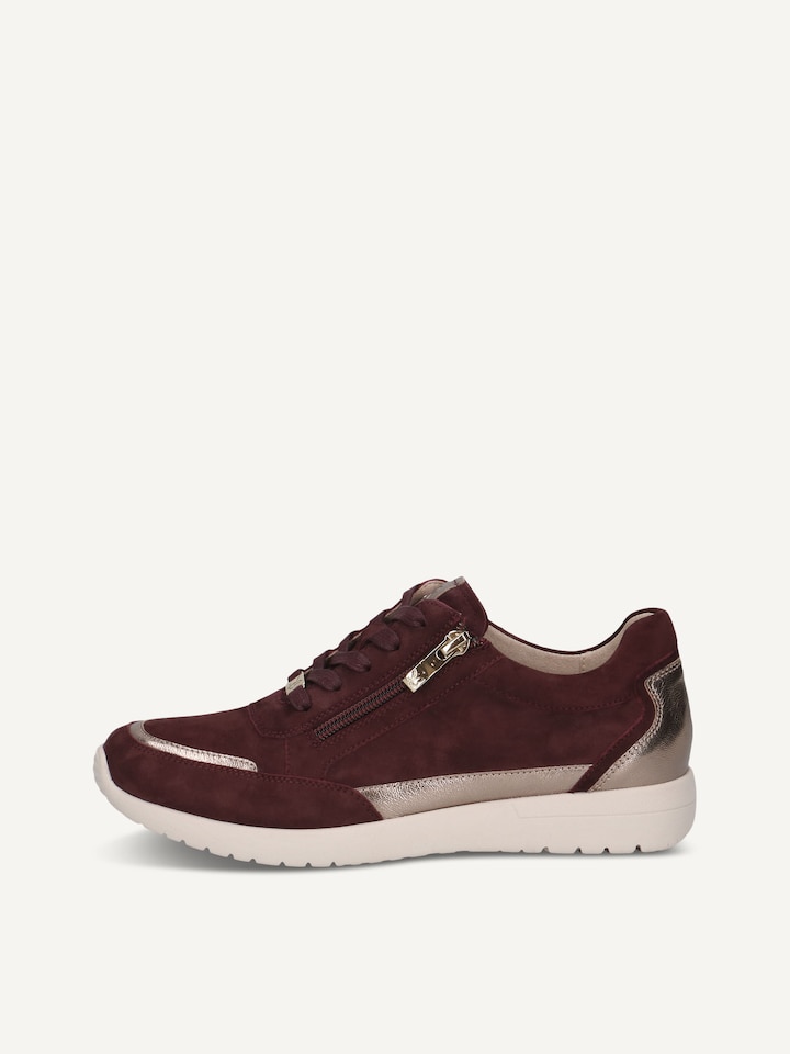 Caprice, Derbie en cuir - rouge BORDEAUX COMB