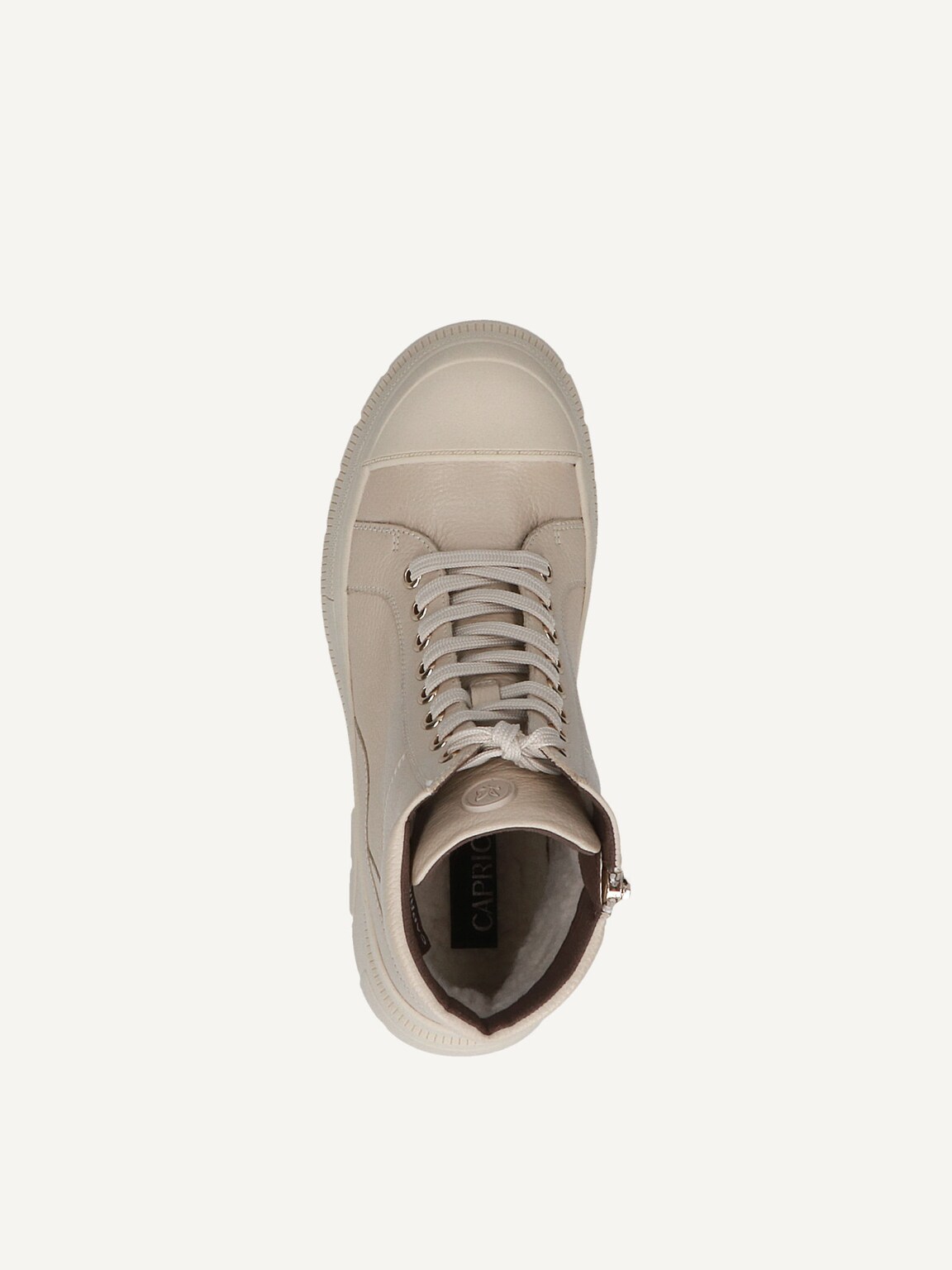 Caprice, Leather Bootie - white warm lining ECRU NAPPA, image 6 of 6