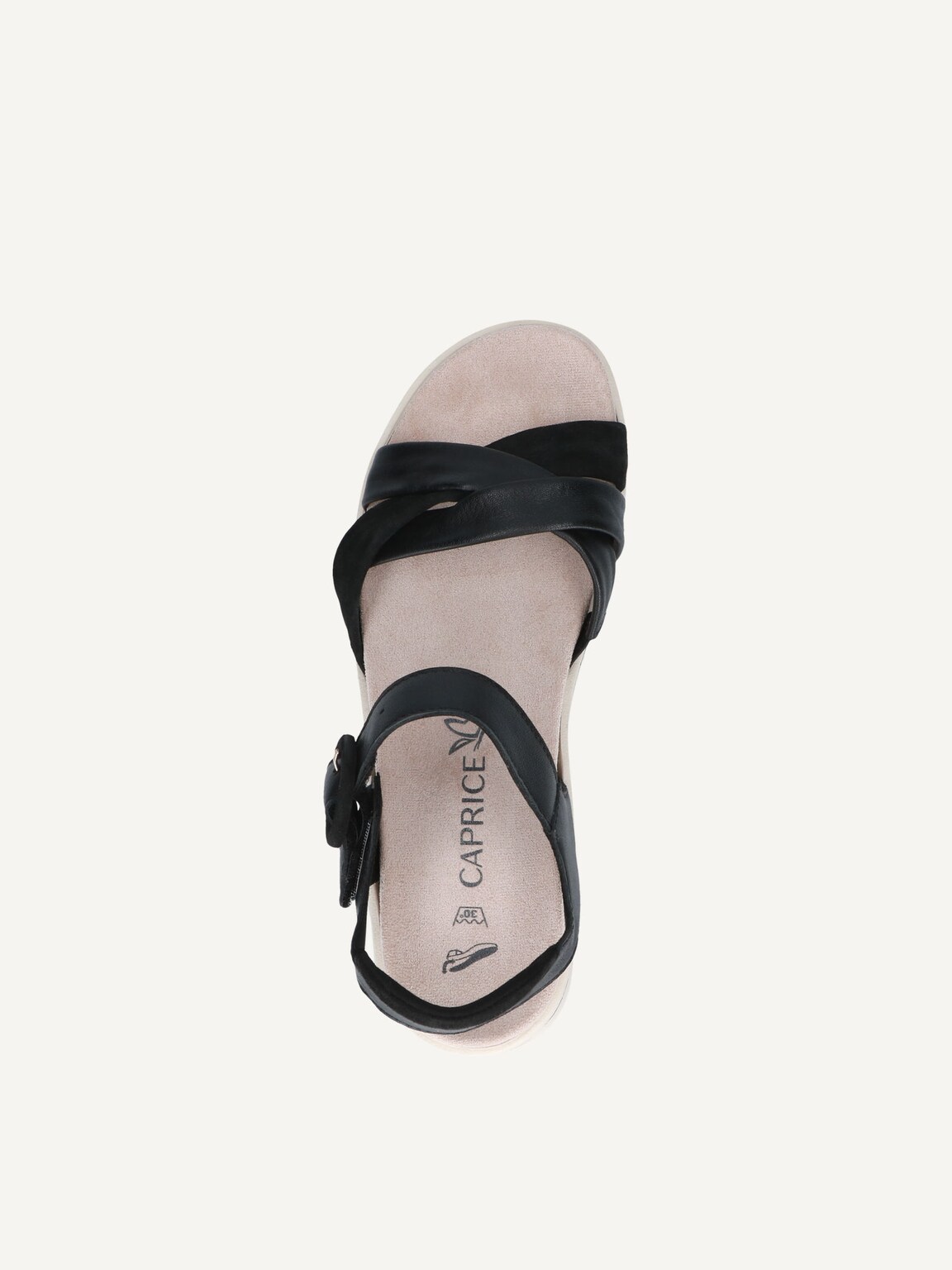 Caprice, Leather Heeled sandal - black BLACK COMB, image 5 of 5