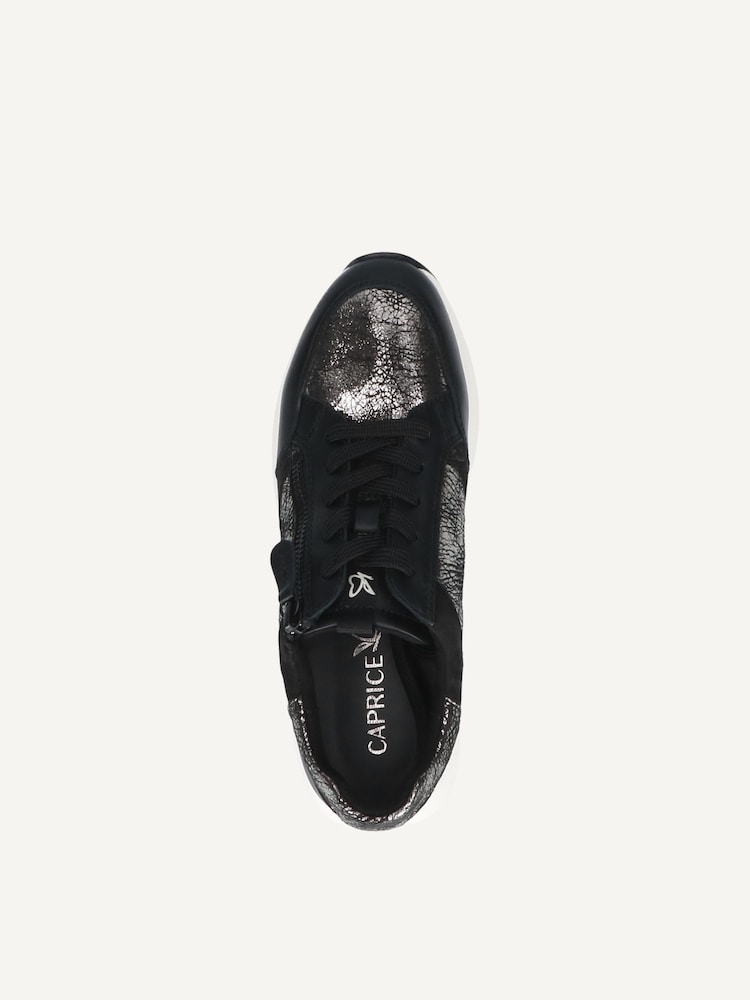 Caprice, Basket en cuir - noir BLACK COMB, image 4 sur 5