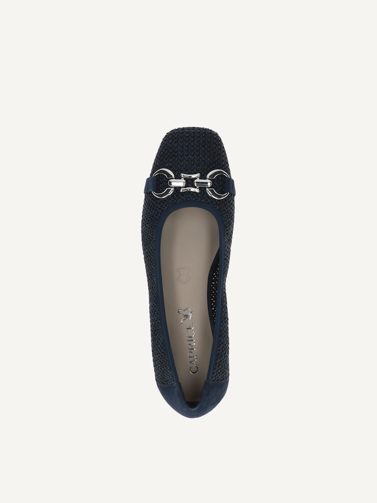 Caprice, Ballerine - bleu foncé OCEAN COMB, image 4 sur 5