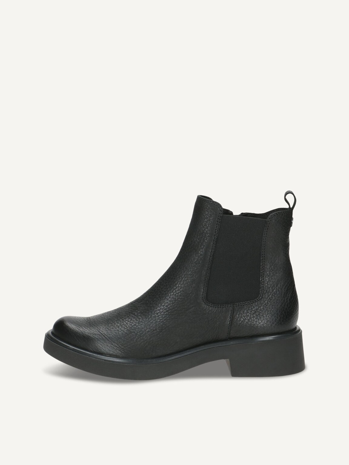 Caprice, Leather Chelsea boot - black BLACK NUBUC, image 2 of 5
