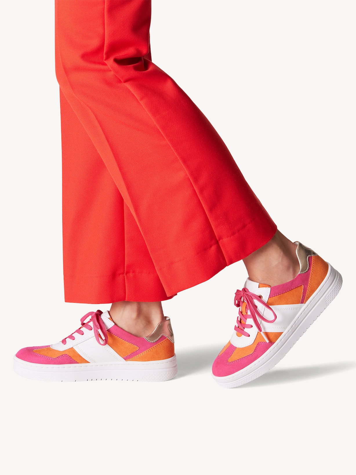 Marco Tozzi, Sneaker - weiß WHITE/PINK, Bild 2 von 7