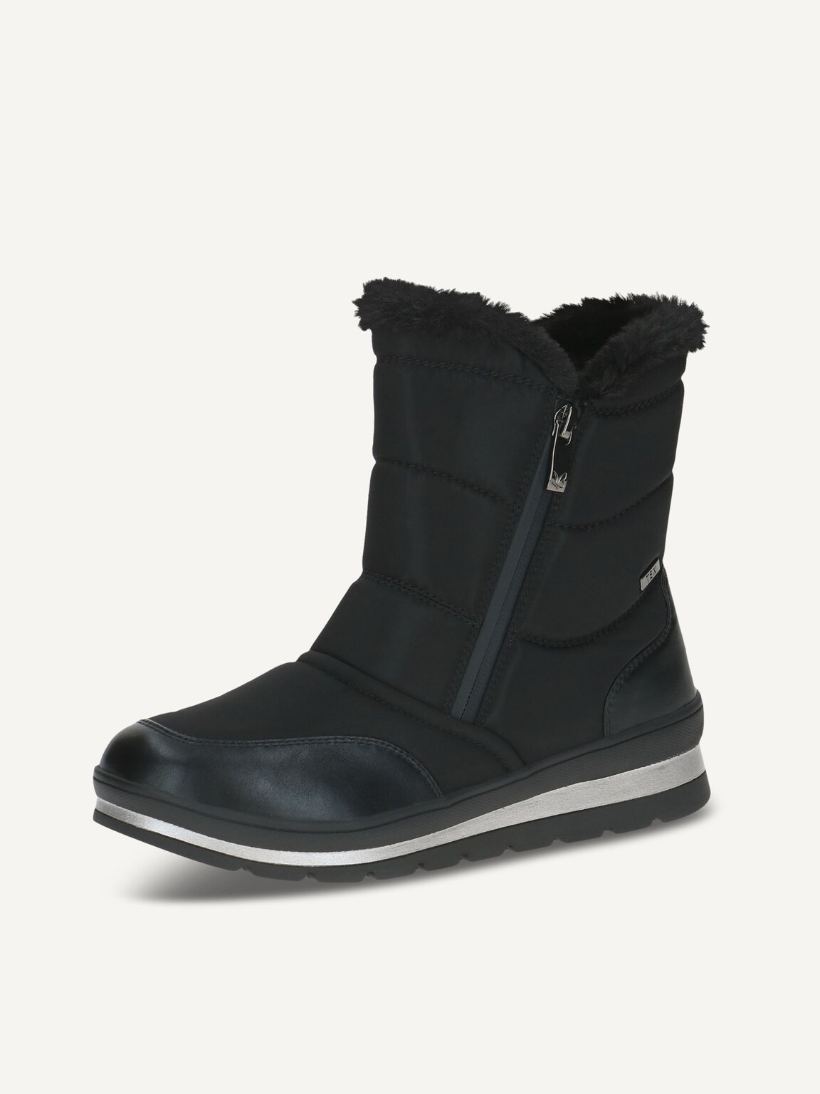 Caprice, Bootie - black warm lining BLACK COMB, image 1 of 5