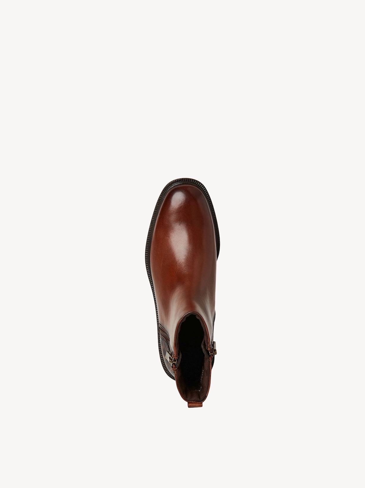 Marco Tozzi, Kotníčková obuv - hnědá COGNAC COMB, obrázek 5 z 6
