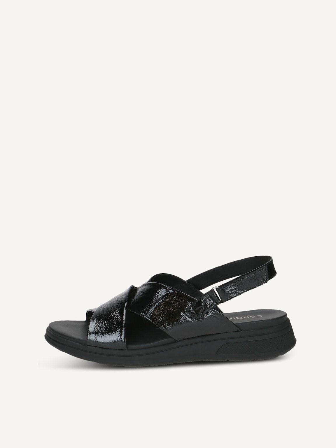 Caprice, Leather Sandal - black BLACK NAPLAK, image 2 of 5