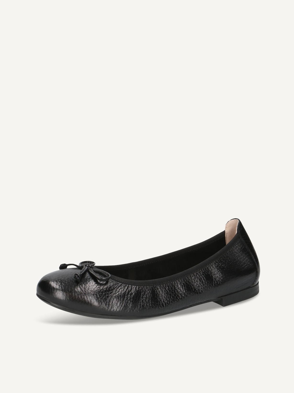 Caprice, Ballerine en cuir - noir BLACK DEER, image 2 sur 5