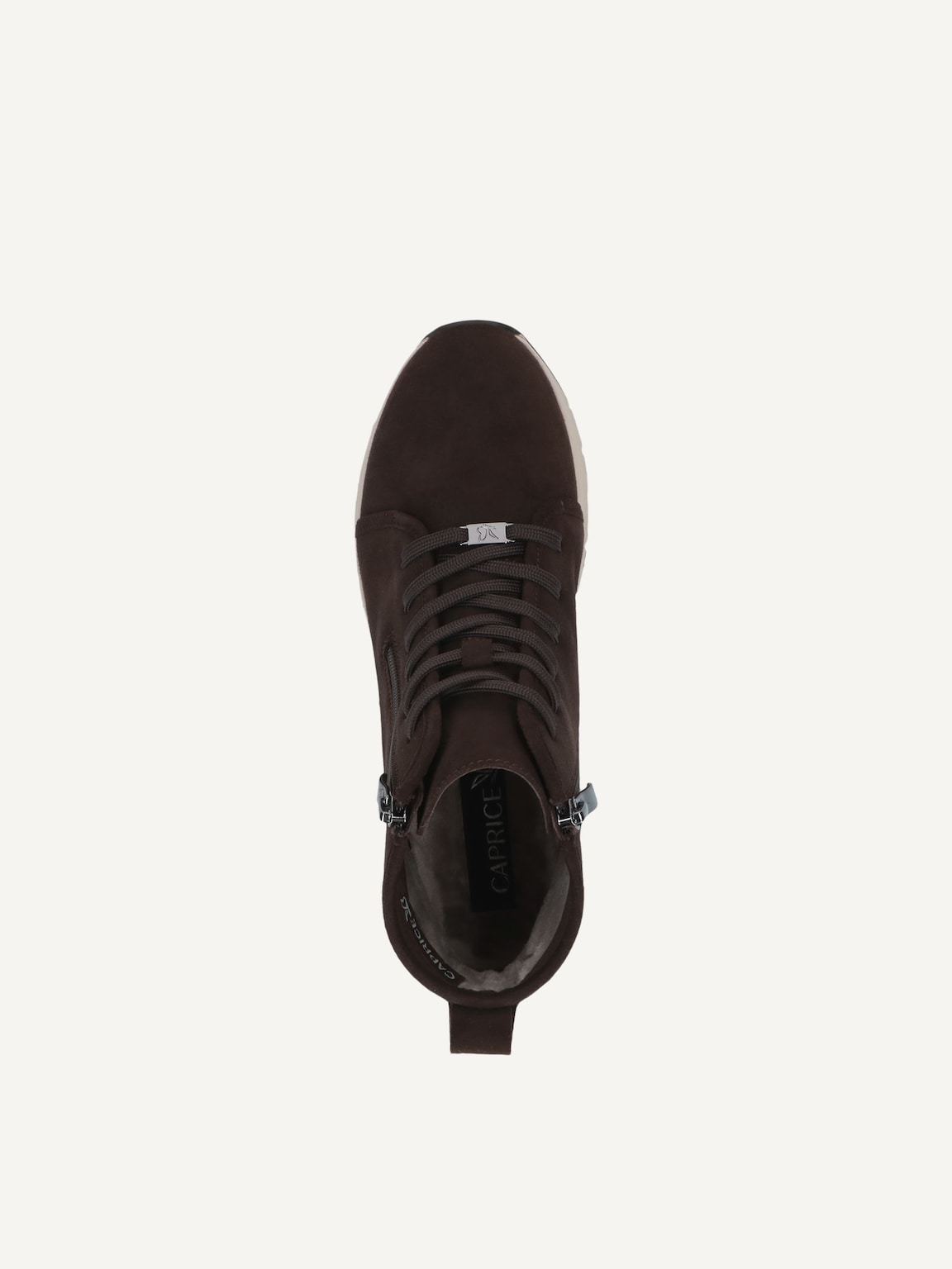 Caprice, Leather Bootie - brown DK BROWN SUEDE, image 6 of 6
