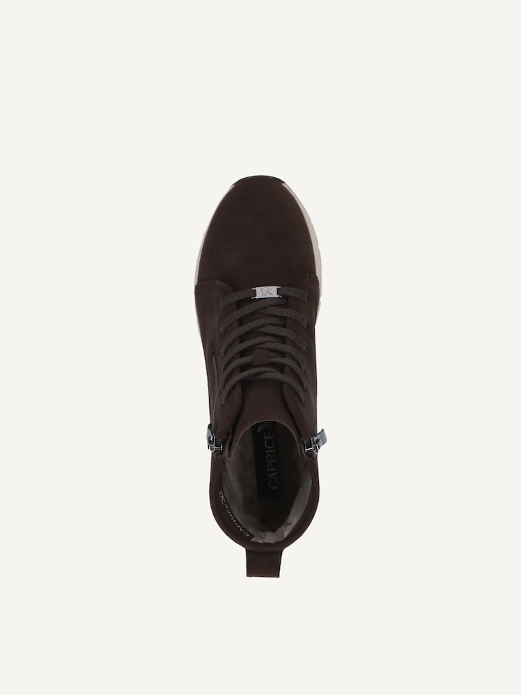 Caprice, Leather Bootie - brown DK BROWN SUEDE, image 6 of 6