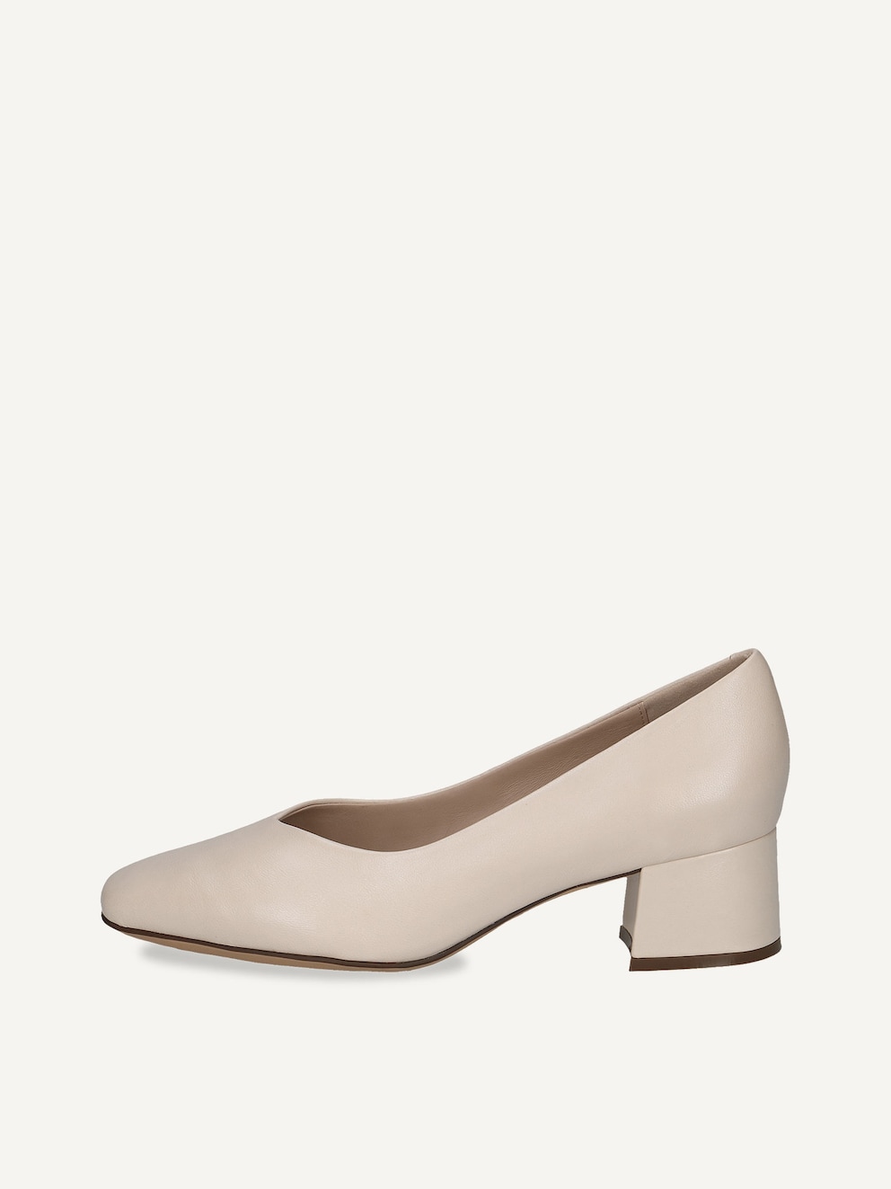 Caprice, Escarpin en cuir - beige CREAM PERLATO, image 1 sur 6