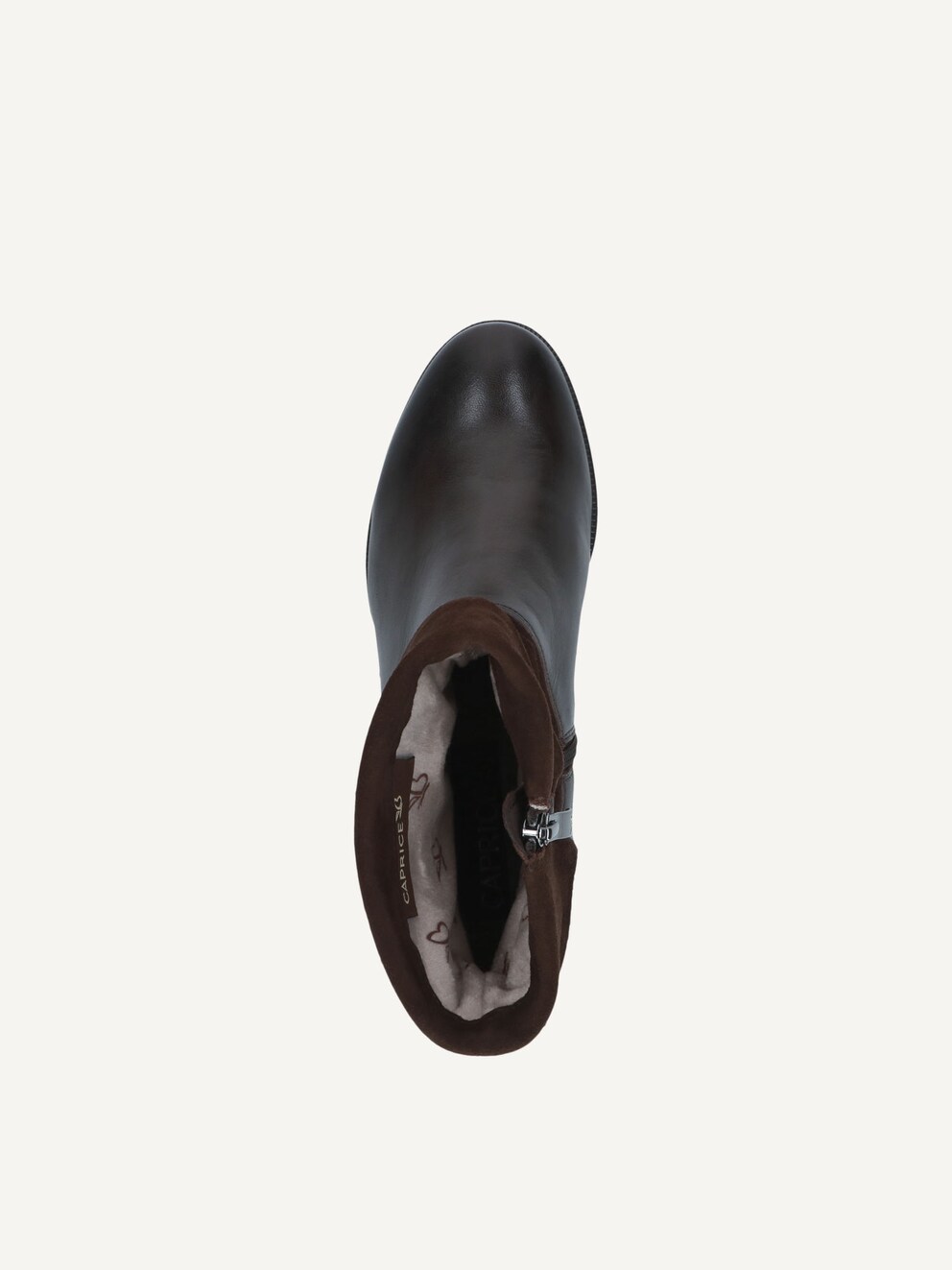 Caprice, Leather Bootie - brown DK BROWN COMB, image 5 of 6