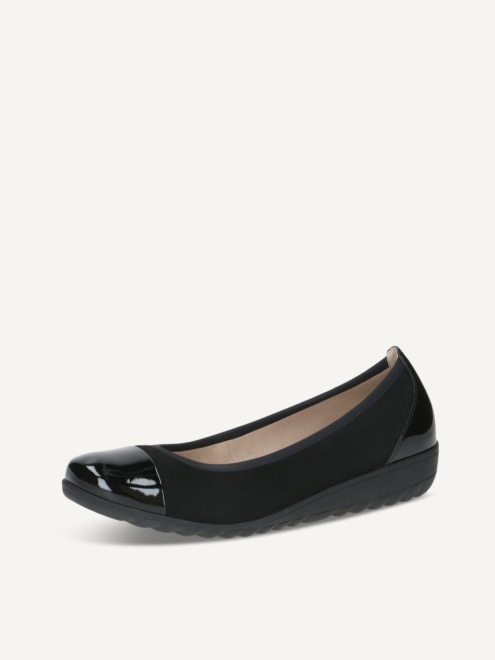 Caprice, Ballerine en cuir - noir BLACK SUE COMB, image 2 sur 5