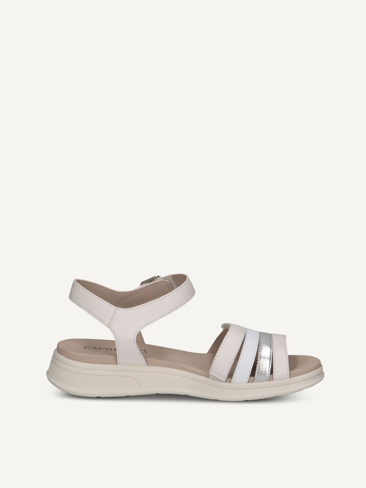 Caprice, Sandale en cuir - jaune VANILLA COMB, image 3 sur 5