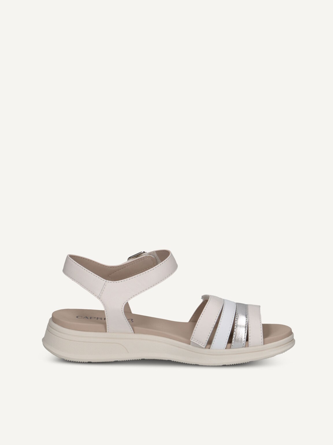 Caprice, Leather Sandal - yellow VANILLA COMB, image 3 of 5
