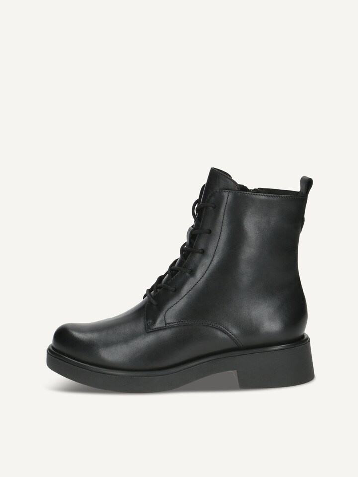 Caprice, Bottine en cuir - noir doublure chaude BLACK NAPPA
