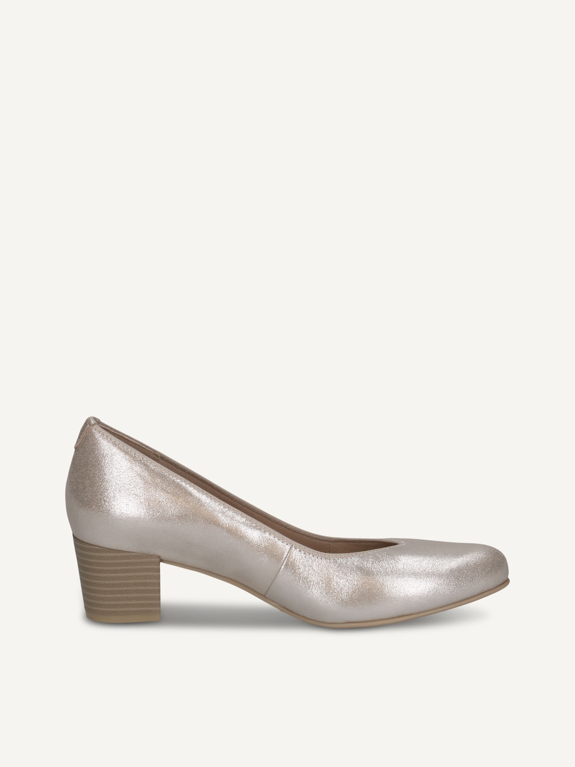 Caprice, Leather Pumps - brown TAUPE METALLIC, image 3 of 5