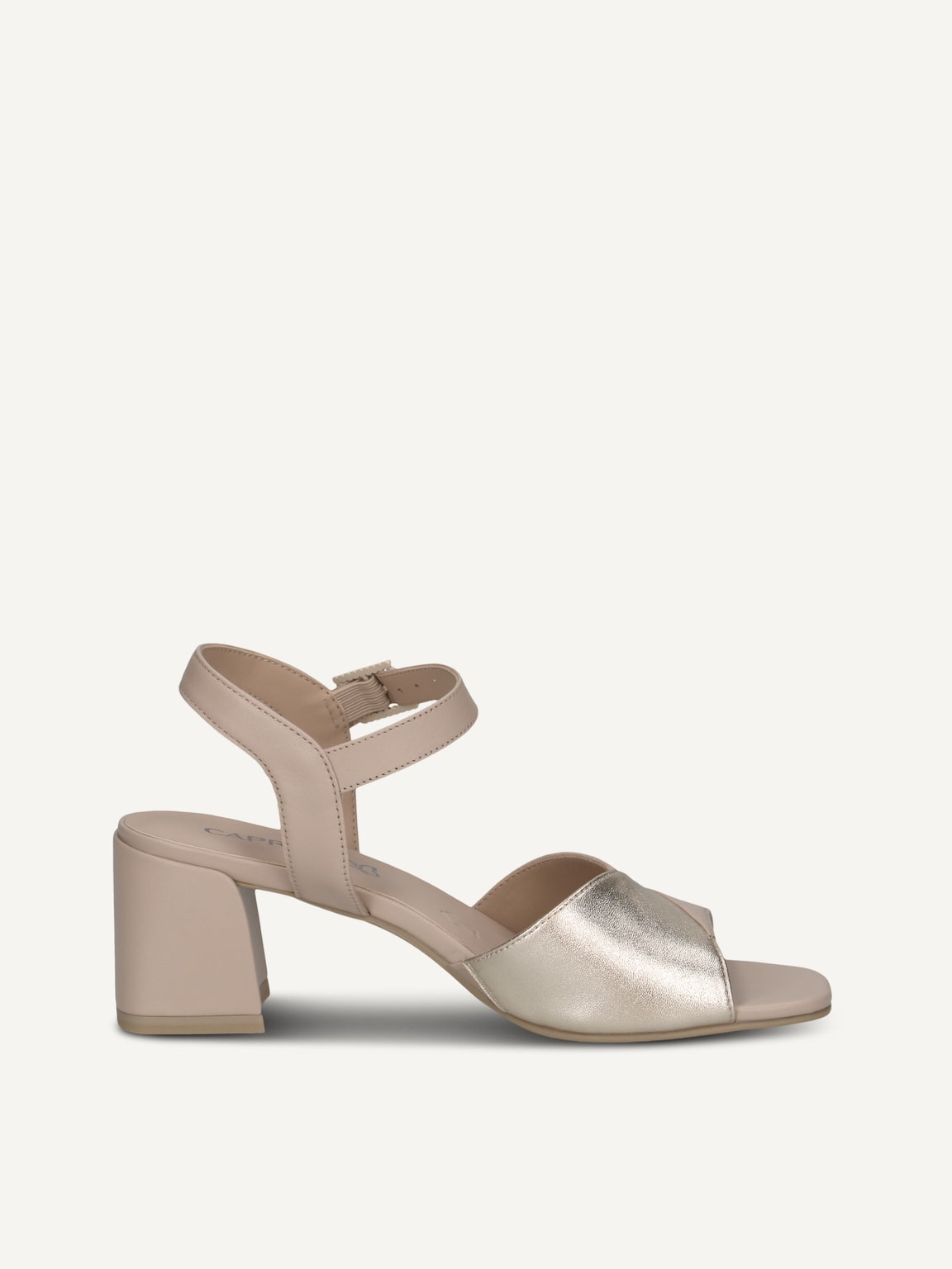 Caprice, Leather Heeled sandal - beige BEIGE COMB, image 4 of 6
