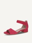 Not selected, Caprice, Leather Heeled sandal - pink PINK SUEDE