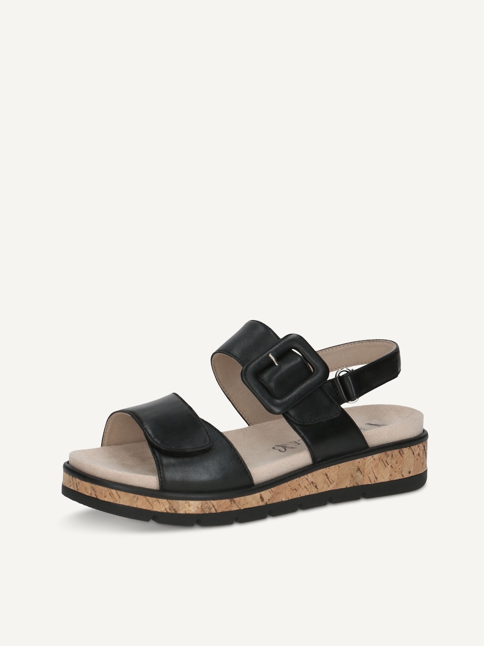 Caprice, Sandale en cuir - noir BLACK NAPPA, image 2 sur 5