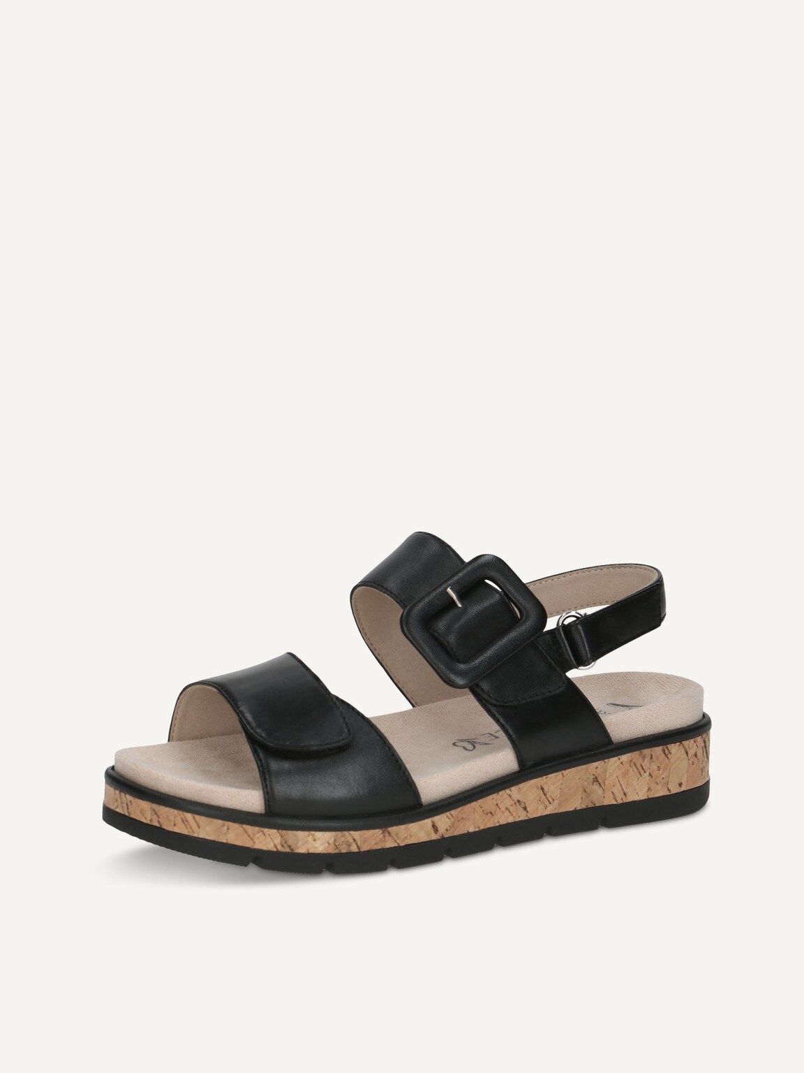 Caprice, Leather Sandal - black BLACK NAPPA, image 1 of 5