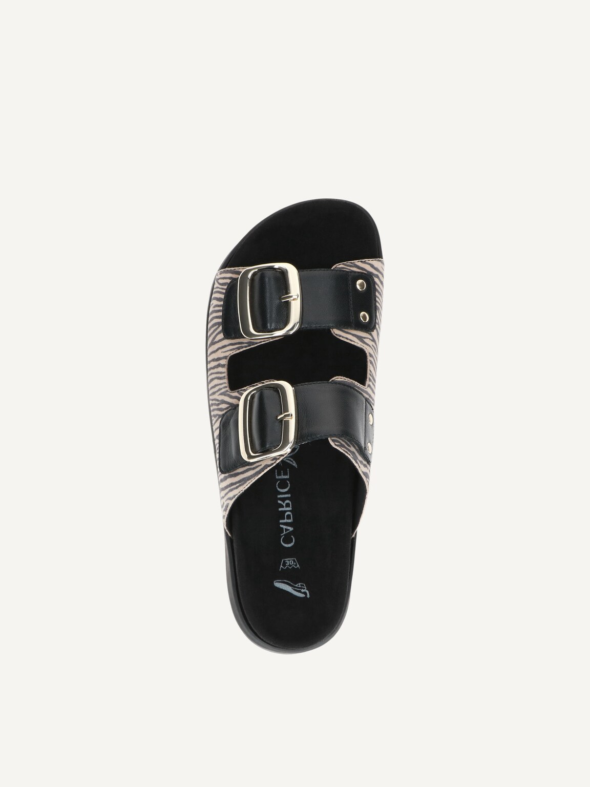 Caprice, Leather Mule - beige BEIGE ZEBRA, image 6 of 6