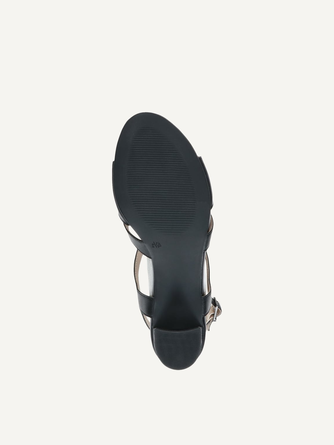 Caprice, Leather Heeled sandal - black BLACK NAPPA, image 5 of 6