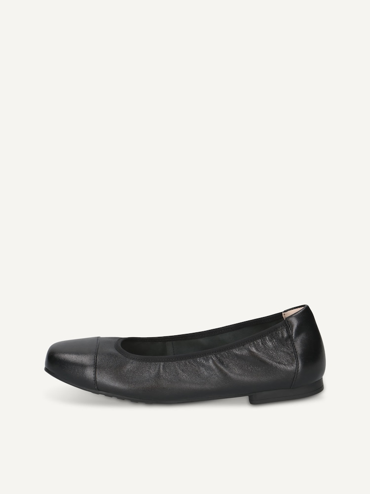 Caprice, Leather Ballerina - black BLACK NAPPA, image 3 of 6