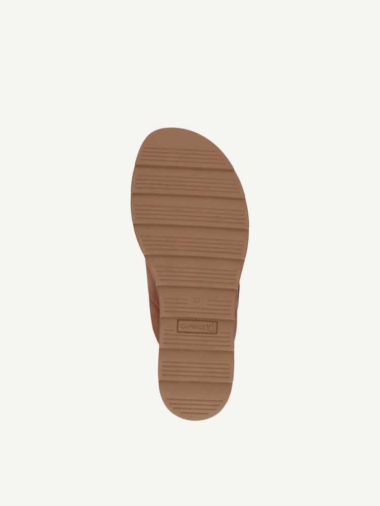 Caprice, Leather Mule - brown COGNAC NUBUC, image 5 of 6