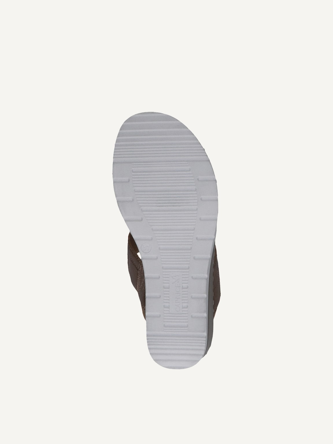 Caprice, Leather Heeled sandal - brown TAUPE METALLIC, image 5 of 6