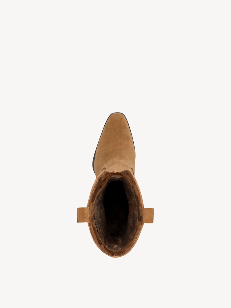 Marco Tozzi, Lederstiefelette - braun CAMEL, Bild 4 von 7