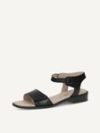 Not selected, Caprice, Leather Heeled sandal - black BLACK NAPPA