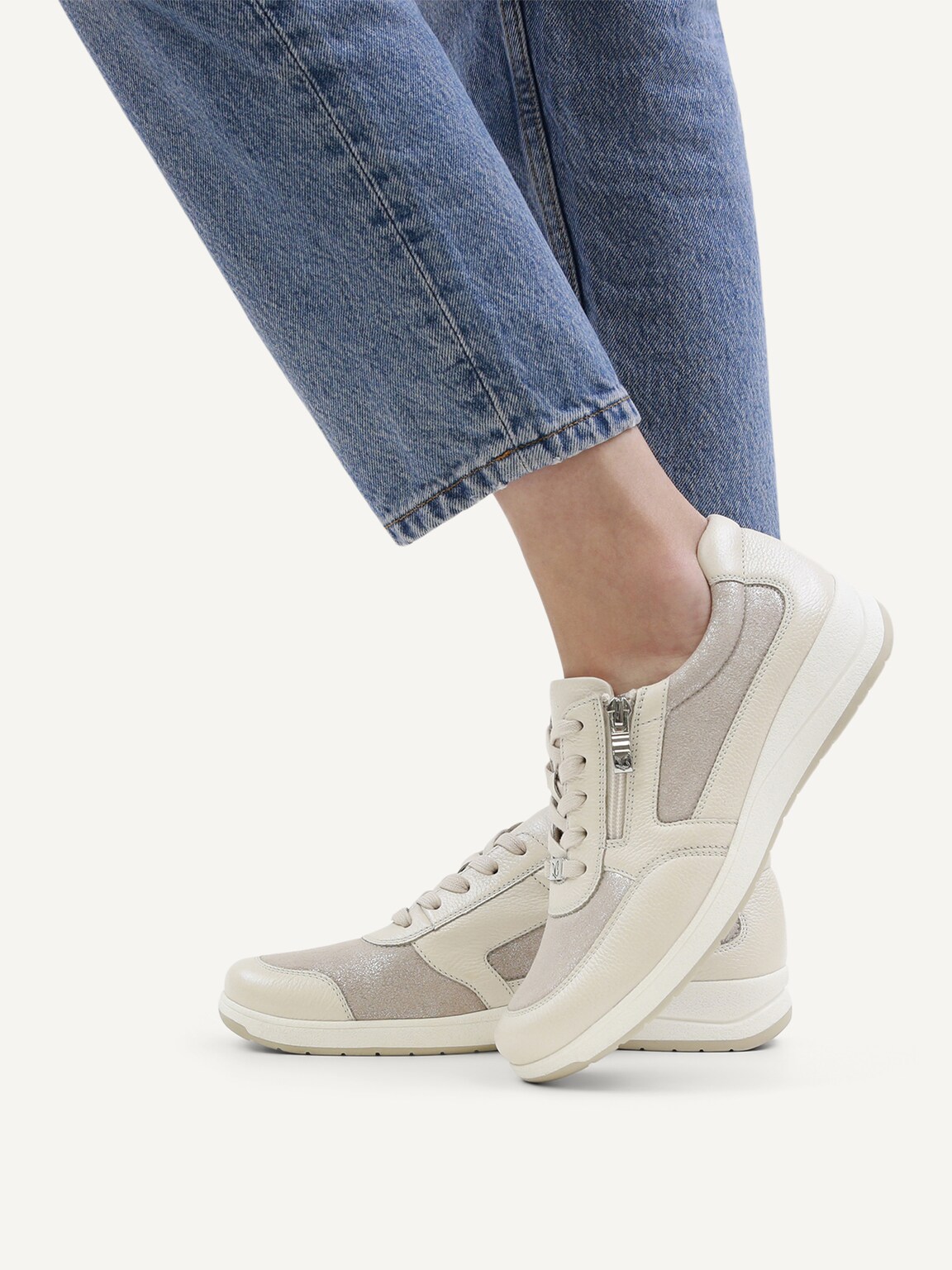 Caprice, Sneaker - white PEARL COMB, image 2 of 6
