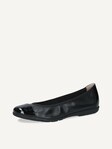 Not selected, Caprice, Leather Ballerina - black BLACK COMB