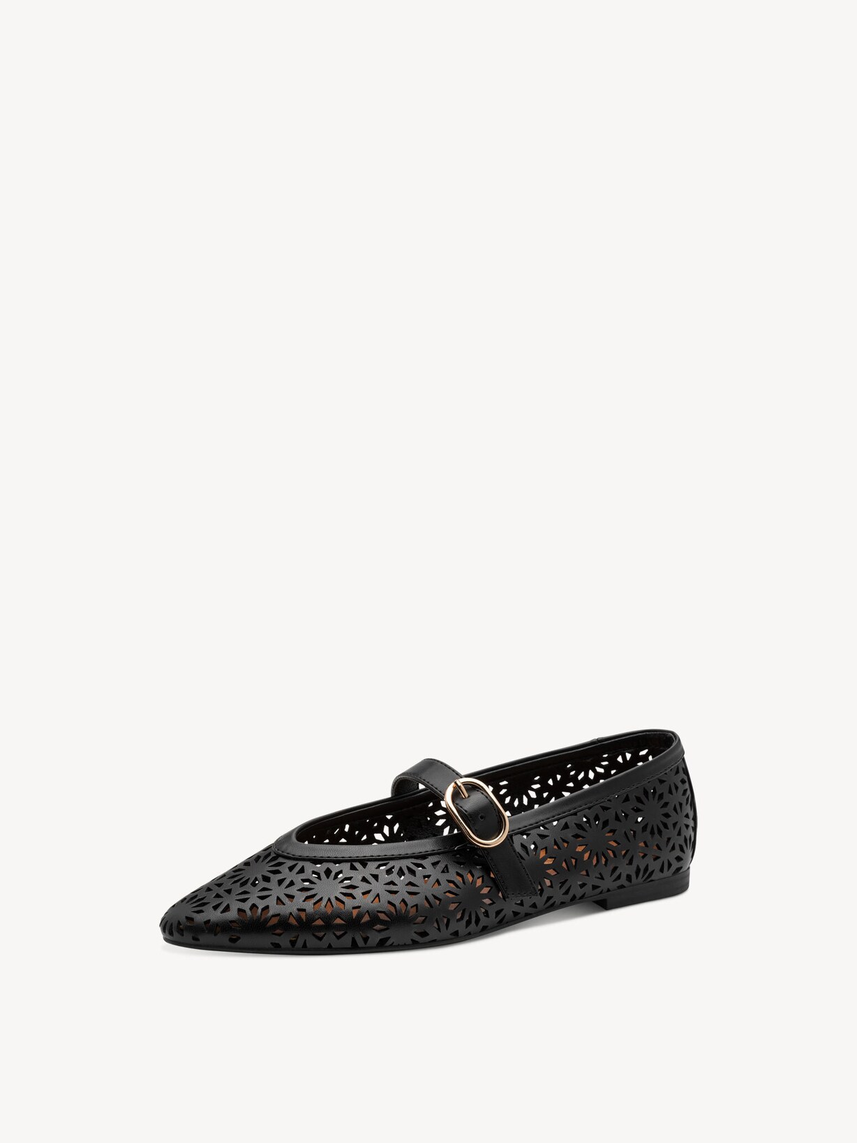 Marco Tozzi, Ballerina - sort BLACK, billede 1 af 6