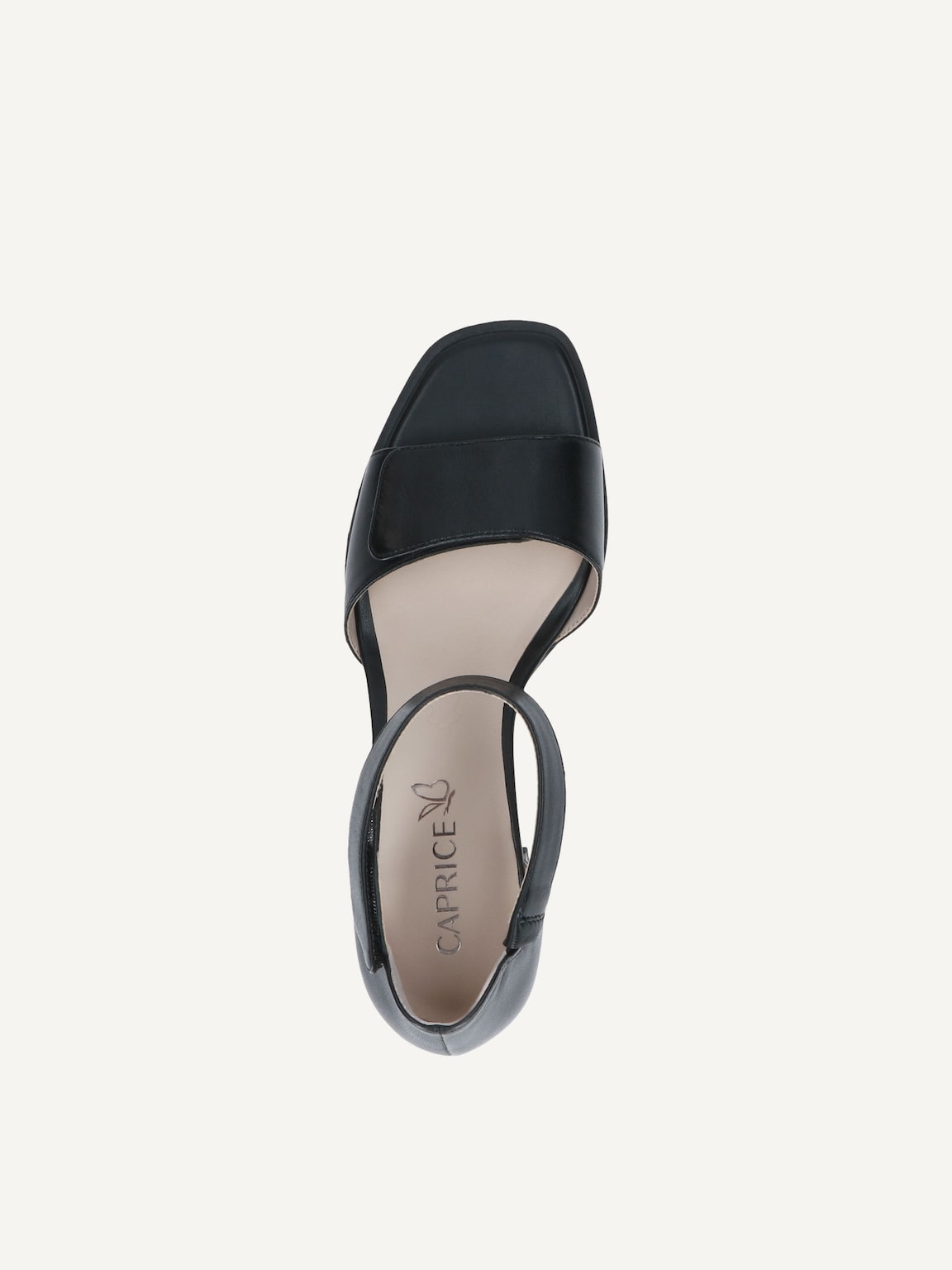 Caprice, Leather Heeled sandal - black BLACK NAPPA, image 5 of 5