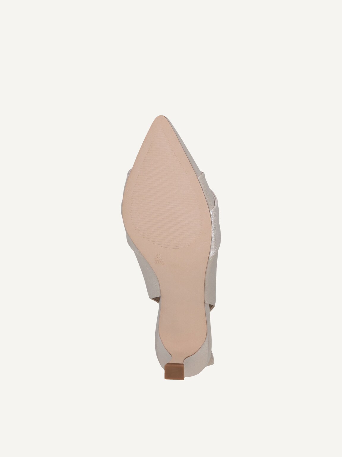 Caprice, Leather sling pumps - white OFFWHITE PERL., image 4 of 5