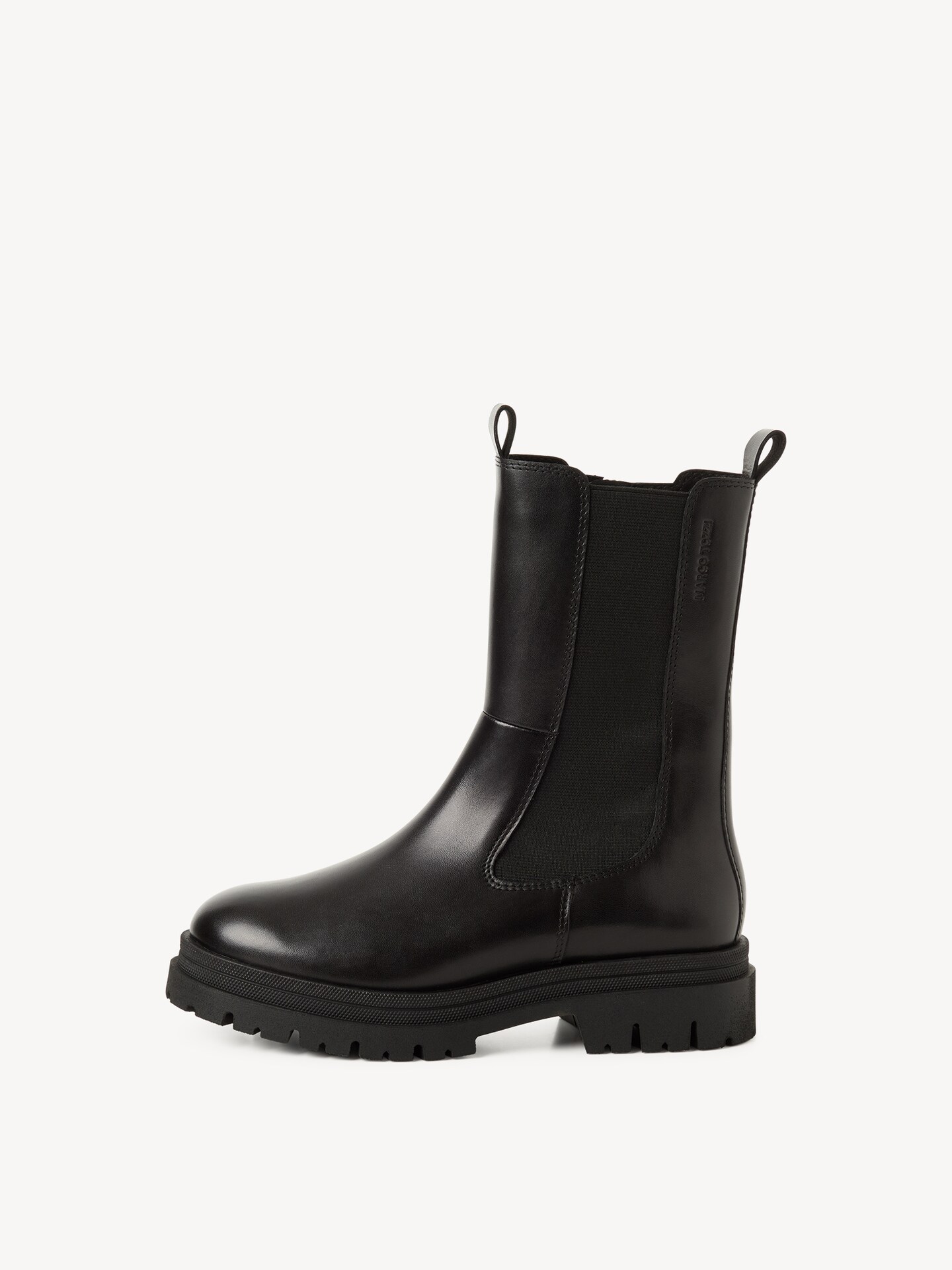 Marco Tozzi, Chelsea boot - black warm lining, BLACK