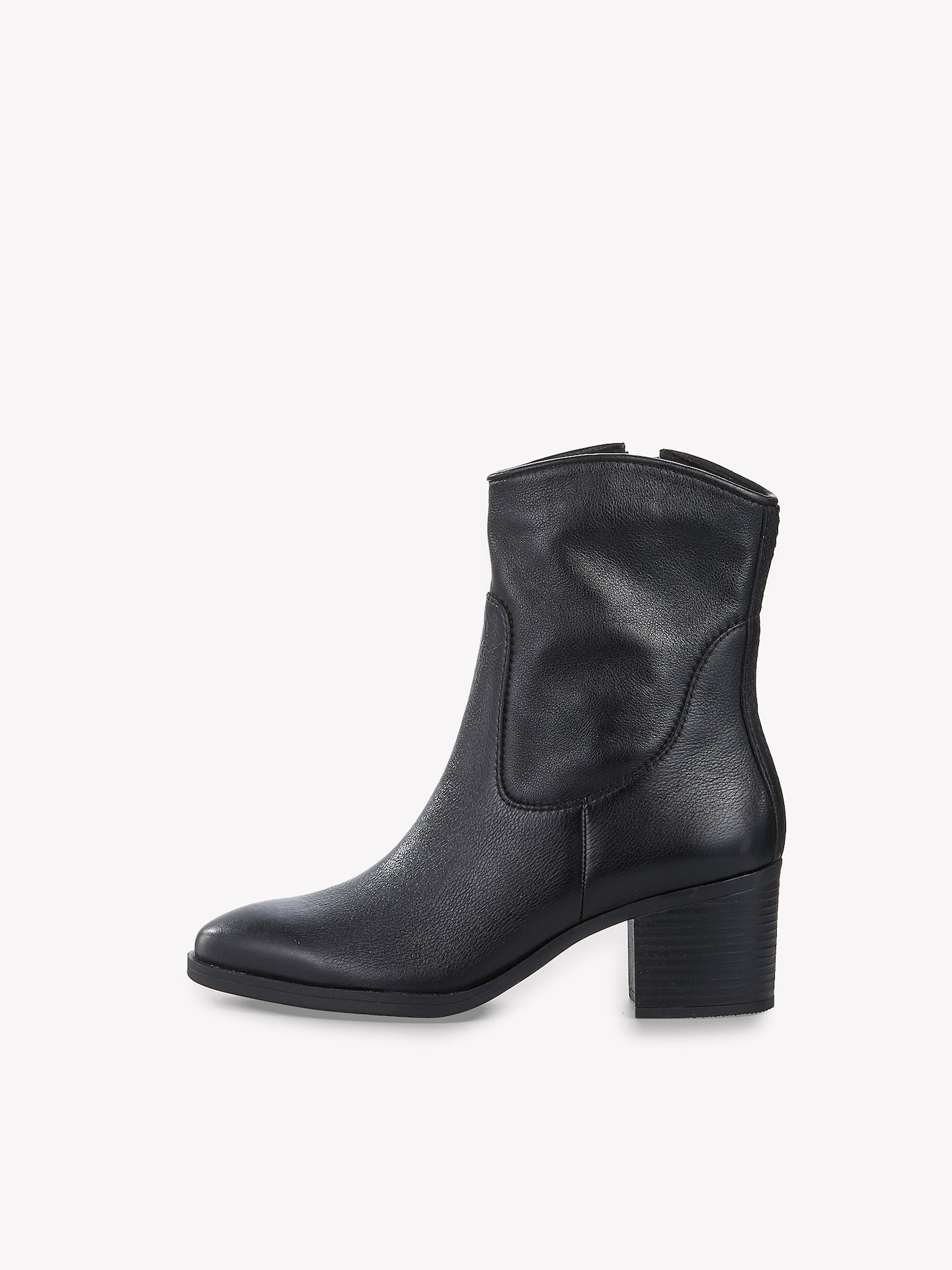 Marco Tozzi, Bottine en cuir - noir BLACK
