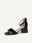 Selected, Caprice, Leather Heeled sandal - black BLACK SUEDE