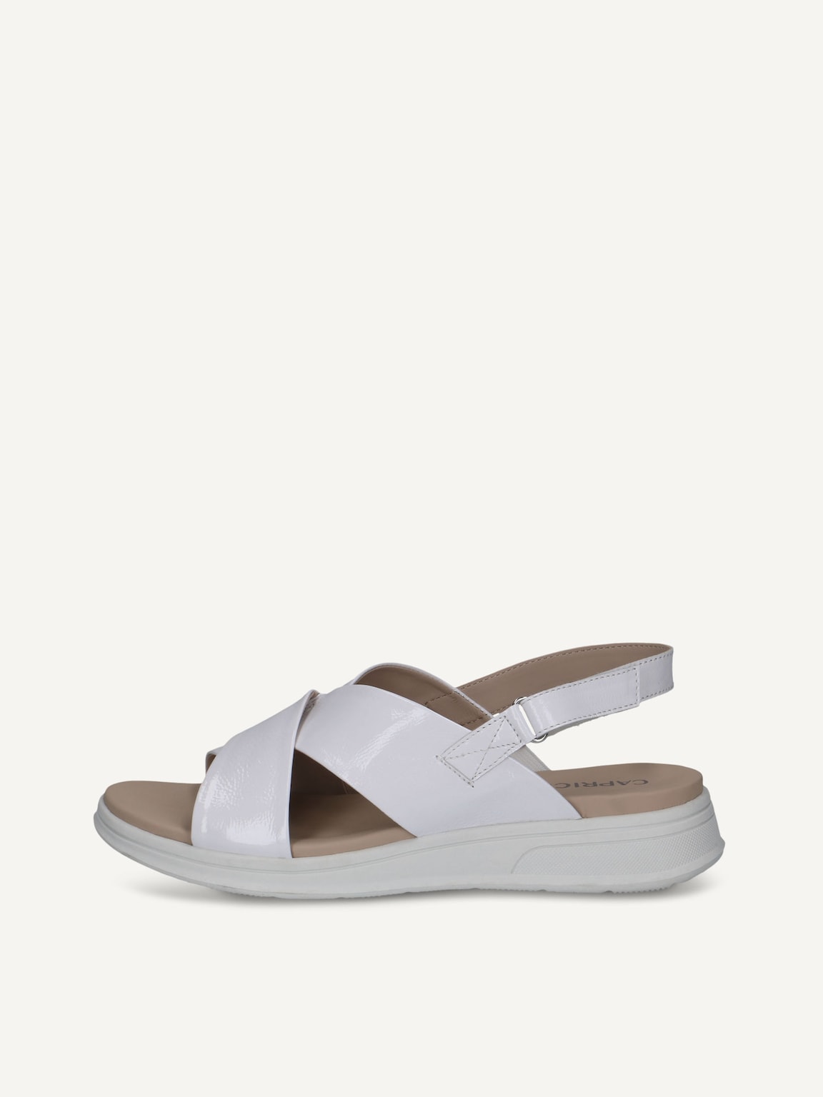 Caprice, Leather Sandal - white WHITE NAPLAK, image 2 of 5