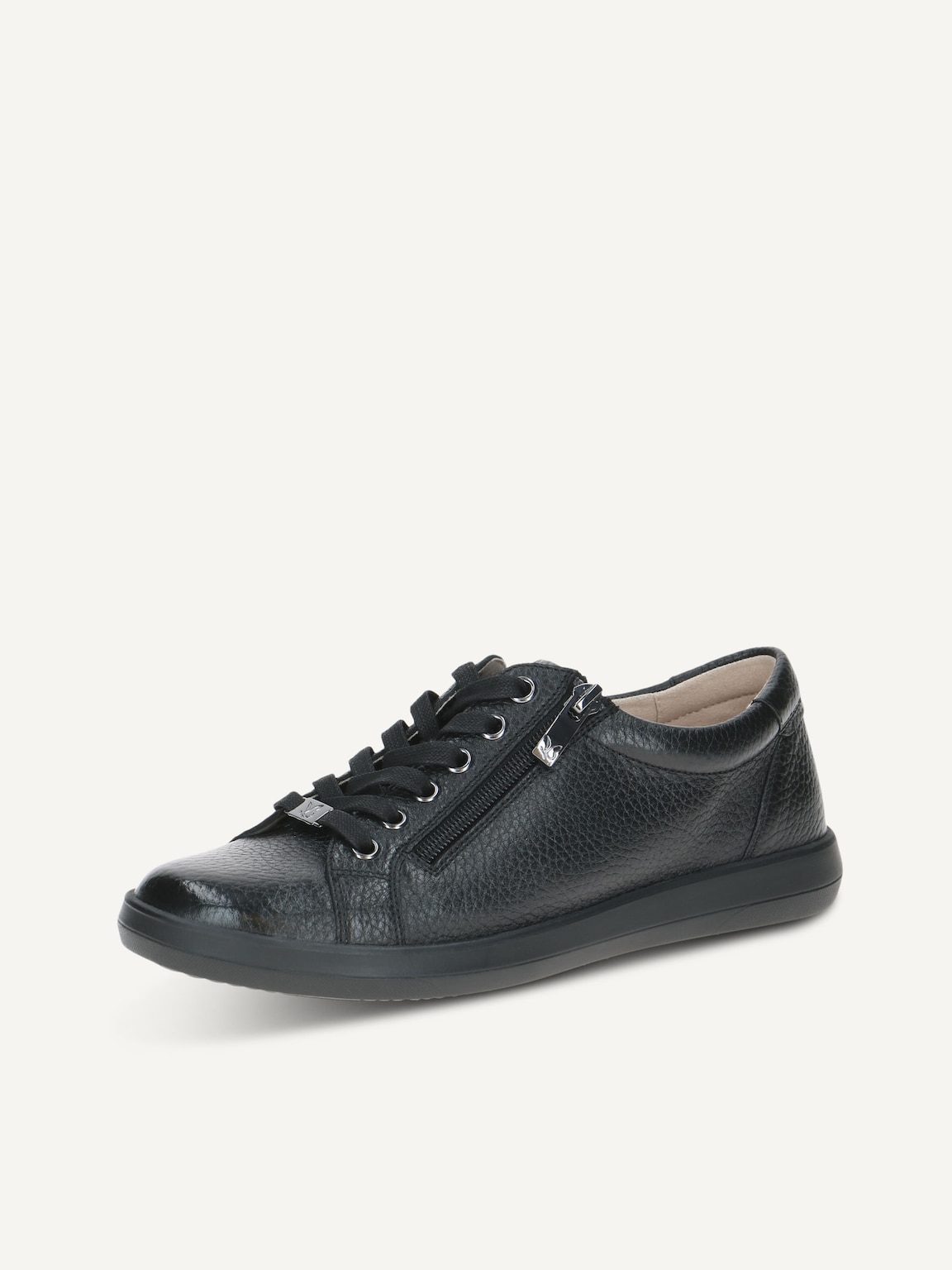 Caprice, Leather Sneaker - black BLACK DEER, image 1 of 5