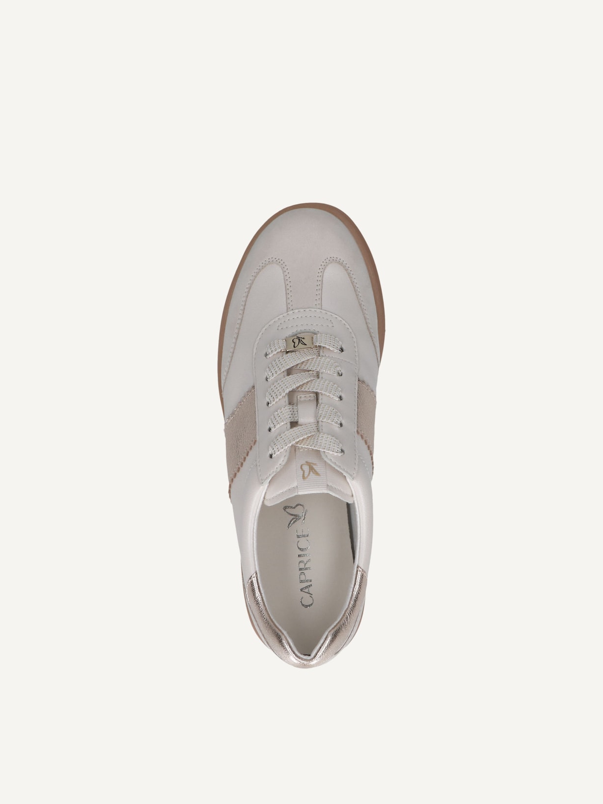 Caprice, Basket en cuir - blanc SNOW COMB, image 4 sur 5