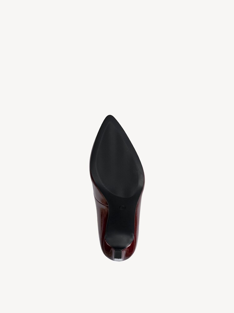 Marco Tozzi, Decolleté - rosso CHIANTI PATENT, immagine 4 di 6