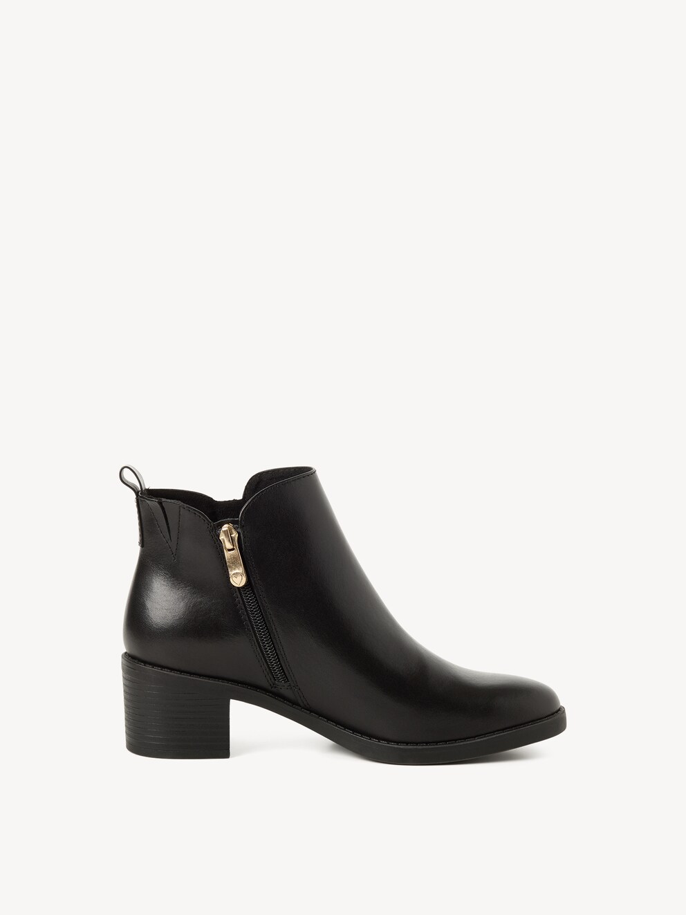 Marco Tozzi, Bottine en cuir - noir BLACK, image 6 sur 6