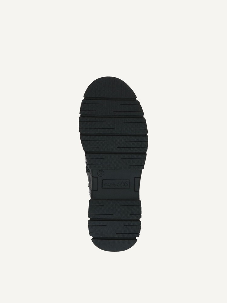 Caprice, Leather Bootie - black warm lining BLACK NAPPA, image 4 of 5