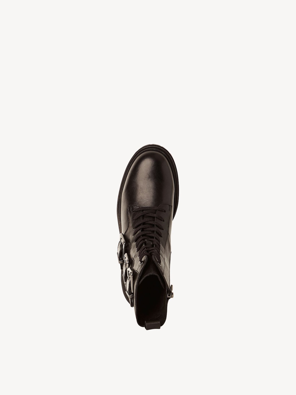 Marco Tozzi, Leren Enkellaarsje - zwart BLACK, afbeelding 5 van 6