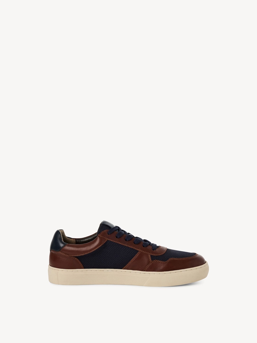 Marco Tozzi, Leather Sneaker - brown COGNAC COMB, image 6 of 6