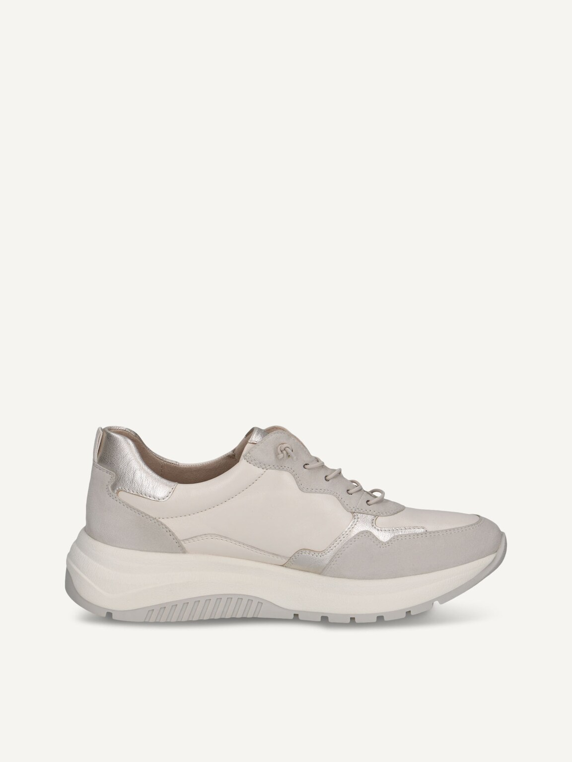 Caprice, Leather Sneaker - white OFFWHITE COMB, image 3 of 5